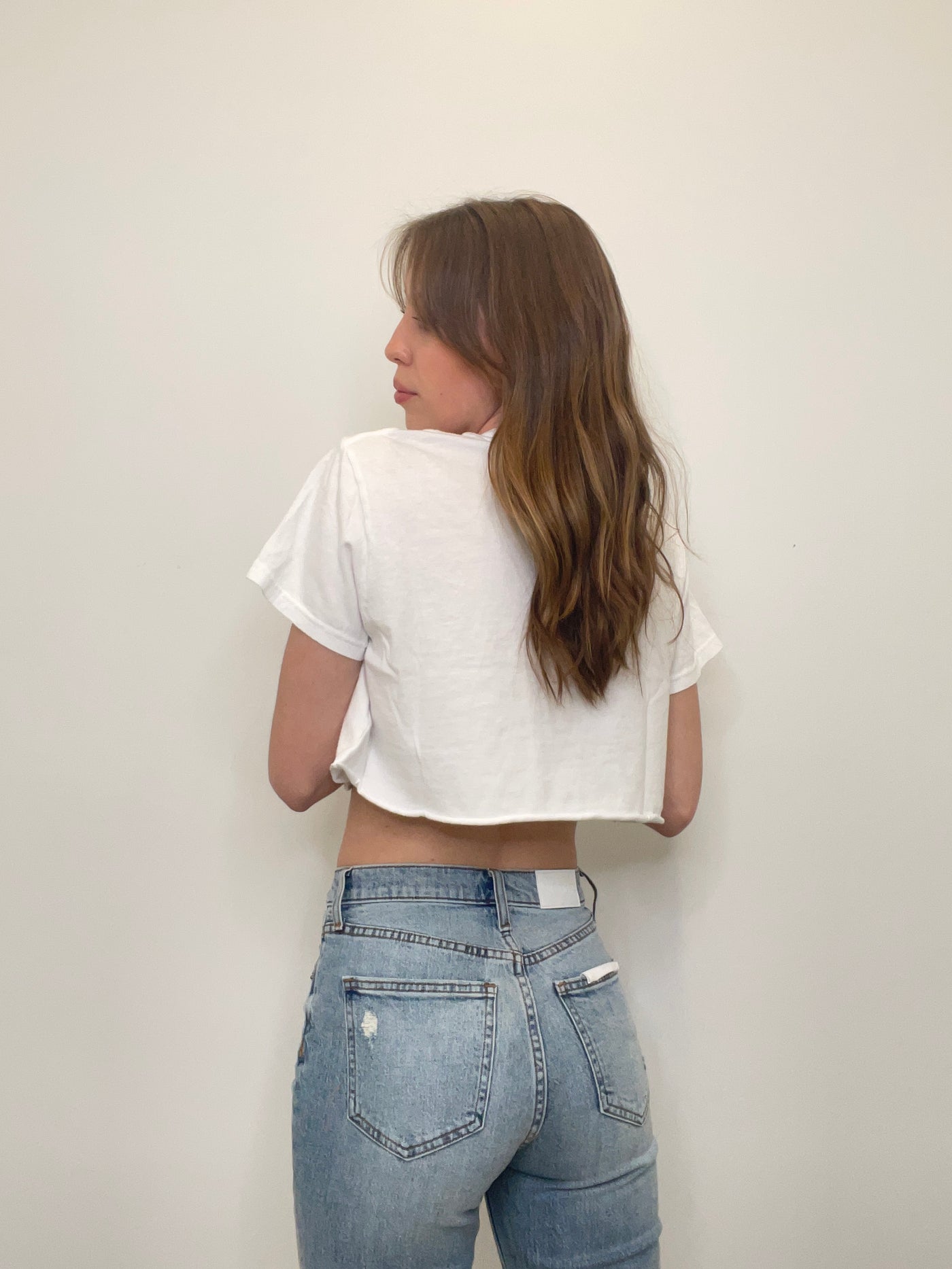 Courtney  Cropped Crew Tee