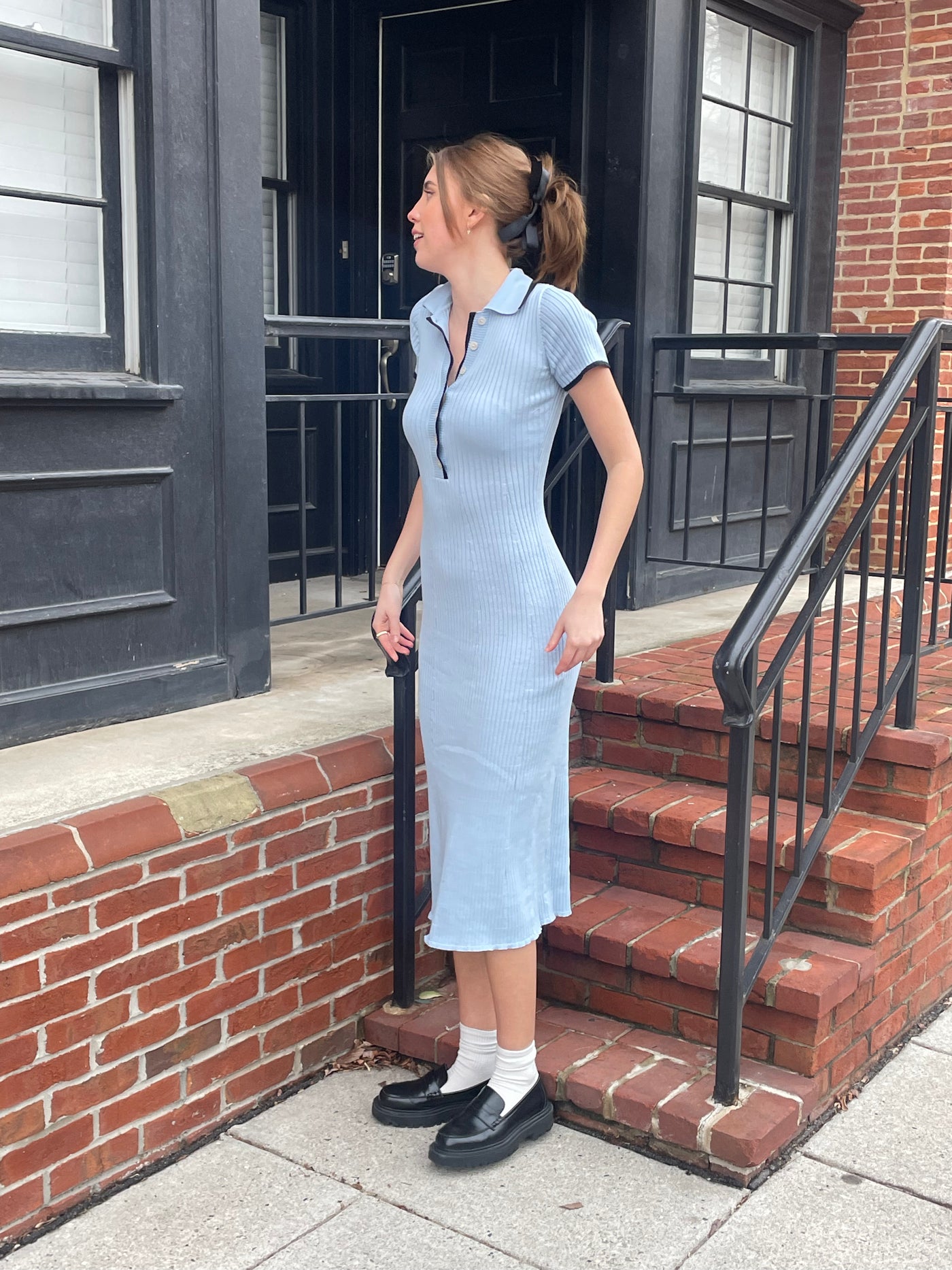 Henley sweater dress on sale