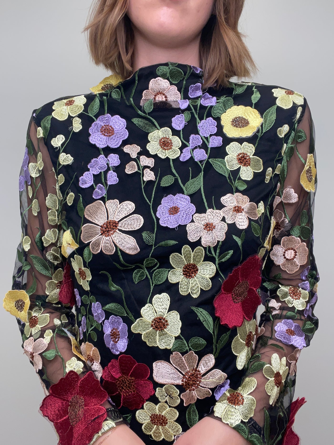 Flora Embroidered Dress