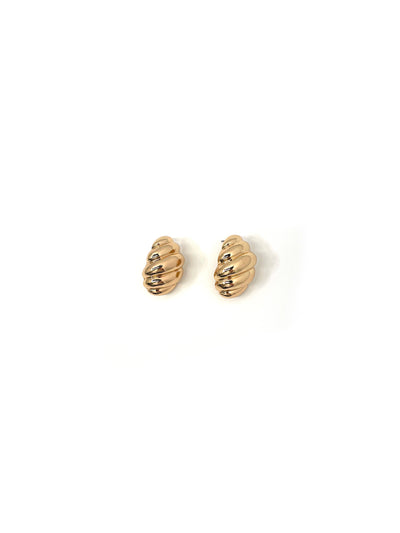Puff Croissant Earring