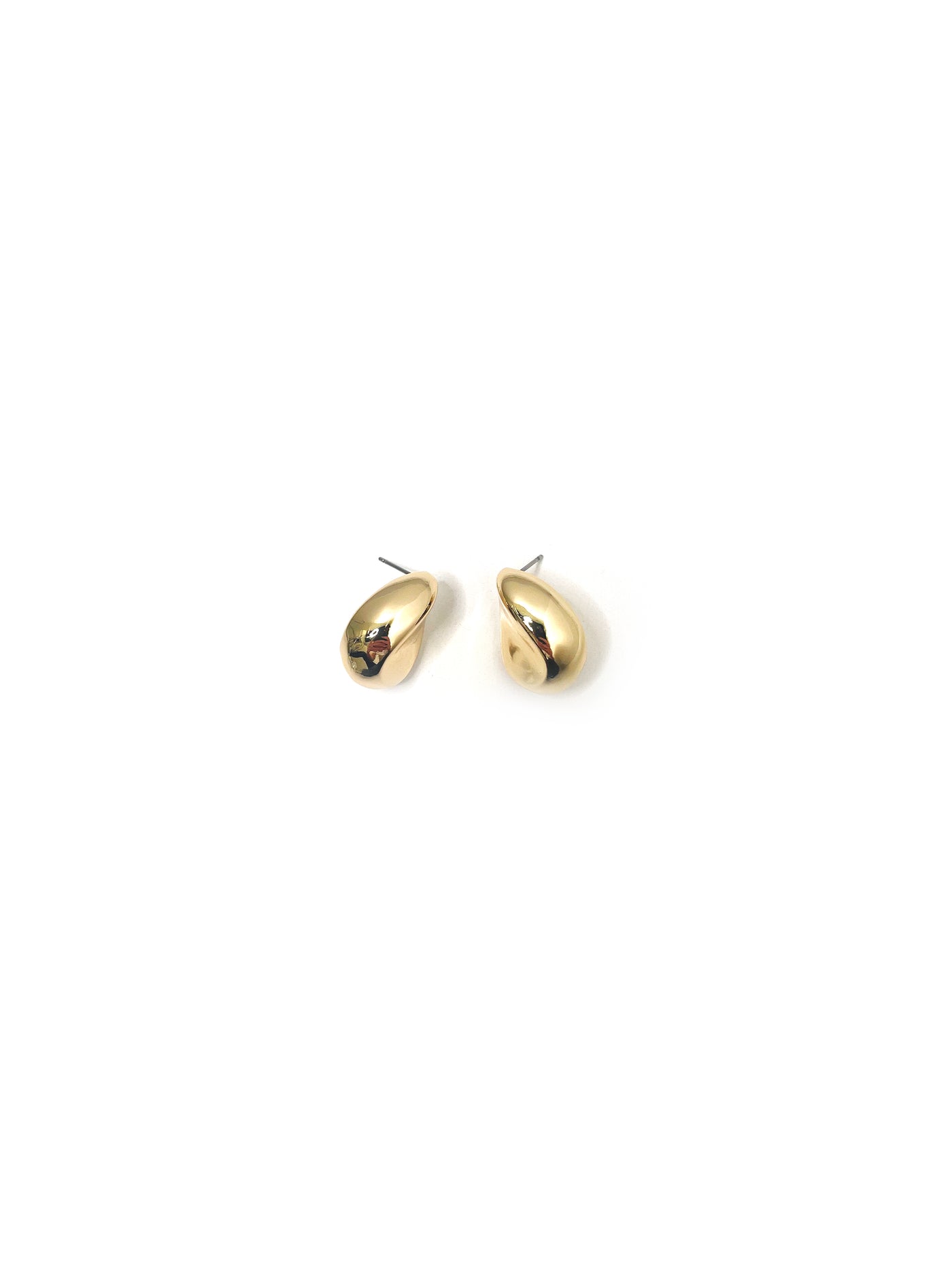 Dented Tear Drop Earring