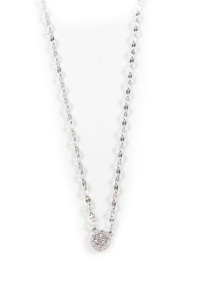 Shining Stone Chain Necklace